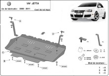 Aluminium Unterfahrschutz für Motor Volkswagen Jetta (2005-2011)