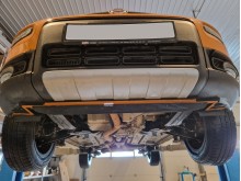 Stahl Unterfahrschutz für Motor Fiat Panda 4x4 (2011-2026)