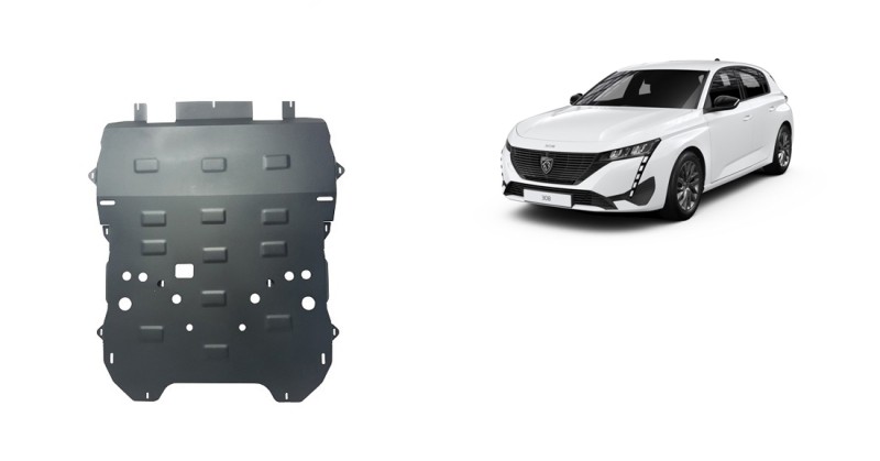 Stahl Unterfahrschutz für Motor Peugeot 308 (2018-2026)