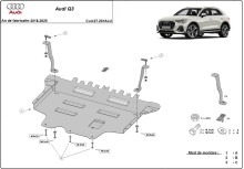 Aluminium Unterfahrschutz für Motor Audi Q3 (2018-2025)