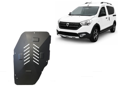 Stahl Unterfahrschutz für Kraftstofftank Dacia Dokker (2012-2020)