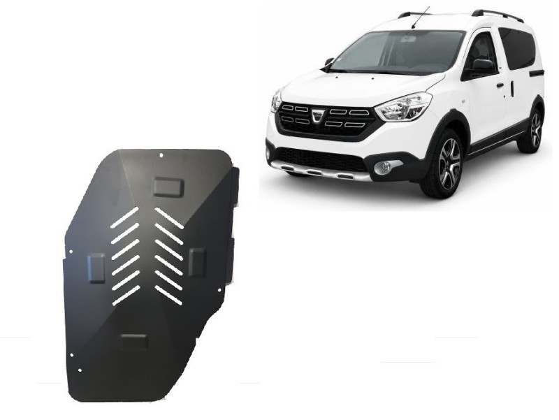 Stahl Unterfahrschutz für Kraftstofftank Dacia Dokker (2012-2020)