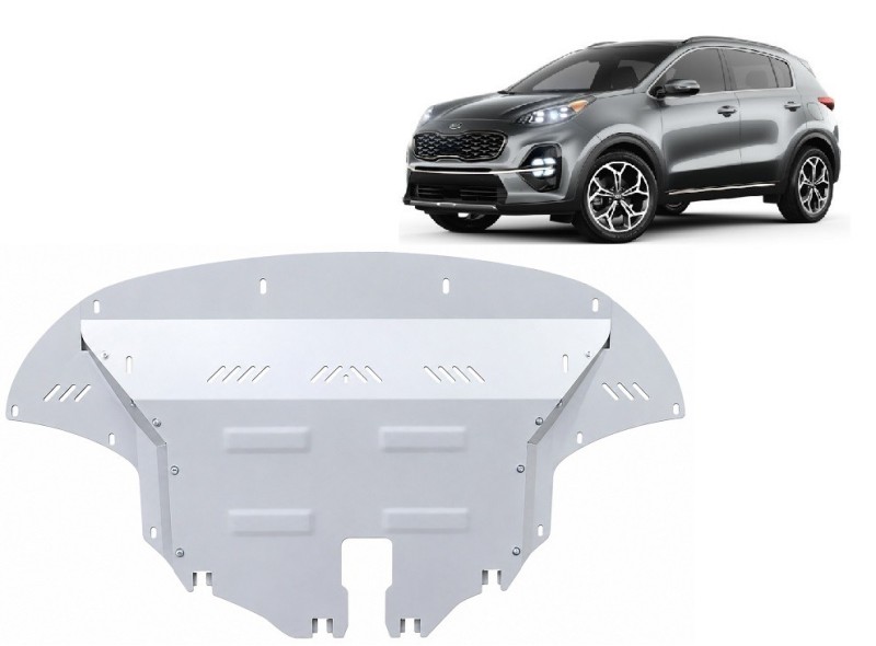 Aluminium Unterfahrschutz für Motor Kia Sportage (2019-2021)