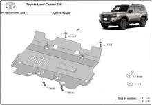 Aluminium Unterfahrschutz für Kühler Toyota Land Cruiser (2024-2026)