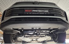 Aluminium Unterfahrschutz für Motor Volkswagen Tiguan (2024-2026)