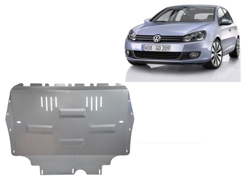 Aluminium Unterfahrschutz für Motor Volkswagen Golf (2008-2012)