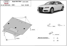 Stahl Unterfahrschutz für Getriebe Audi A4 4 B8 All Road (2008-2014)