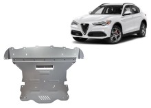 Aluminium Unterfahrschutz für Motor Alfa Romeo Stelvio (2016-2026)