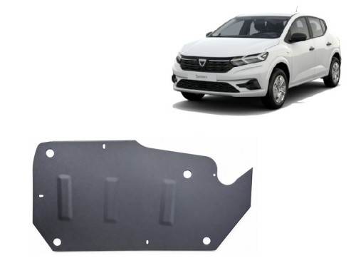 Stahl Unterfahrschutz für Kraftstofftank Dacia Sandero III (2021-2026)