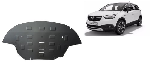 Stahl Unterfahrschutz für Motor Opel Crossland X (2017-2026)