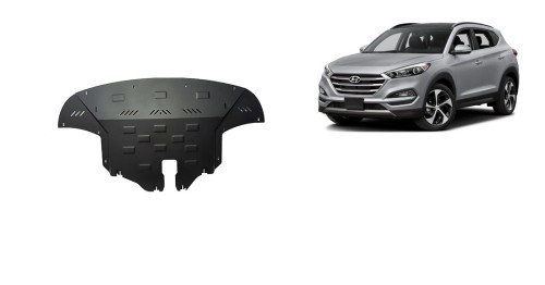 Stahl Unterfahrschutz für Motor Hyundai IX35 (2015-2020)