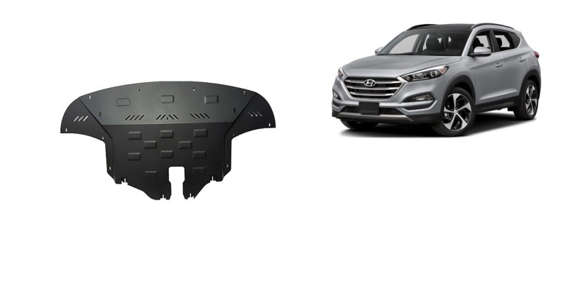Stahl Unterfahrschutz für Motor Hyundai IX35 (2015-2020)