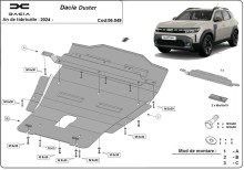 Stahl Unterfahrschutz für Motor Dacia Duster - 4x4 (2024-2026)