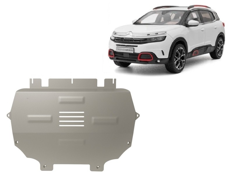 Aluminium Unterfahrschutz für Motor Citroen C5 Aircross (2017-2026)