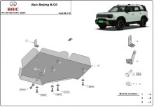 Stahl Unterfahrschutz für Differentialschutz Baic Beijing BJ30 (2024-2026)