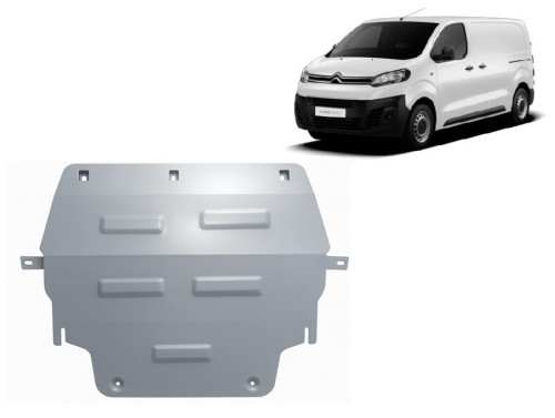 Aluminium Unterfahrschutz für Motor Citroen Dispatch (2016-2026)