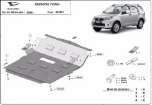 Stahl Unterfahrschutz für Motor Daihatsu Terios (2006-2018)