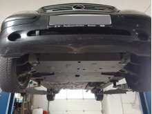 Stahl Unterfahrschutz für Motor, Getriebe Mercedes Vaneo W414 (2001-2006)