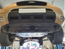 Stahl Unterfahrschutz für Motor Hyundai Santa Fe (2006-2011)
