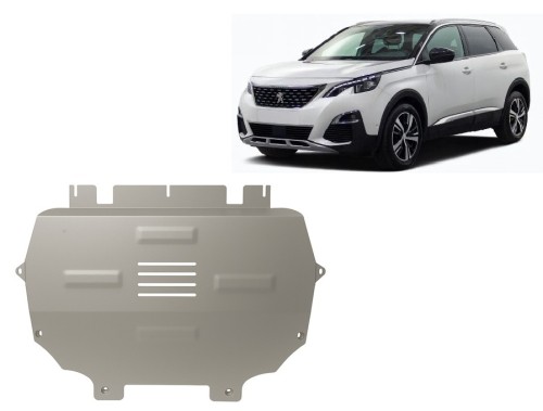 Aluminium Unterfahrschutz für Motor Peugeot 5008 (2017-2026)