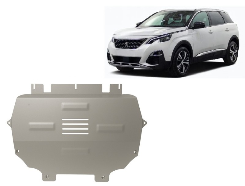 Aluminium Unterfahrschutz für Motor Peugeot 5008 (2017-2026)