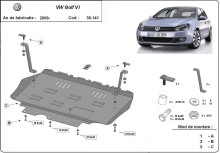 Stalowa Osłona pod silnik VW Golf 6 (2008-2012) EAN