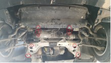 Stahl Unterfahrschutz für Motor BMW Seria 1 E81;E87 (2004-2011)