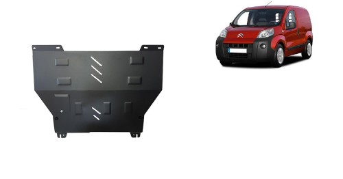 Stahl Unterfahrschutz für Motor Citroen Nemo (2008-2017)
