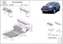 Stahl Unterfahrschutz für Motor Toyota 4Runner (2002-2009)