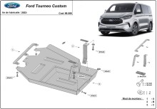 Stahl Unterfahrschutz für AdBluetank Ford Tourneo Custom (2023-2026)