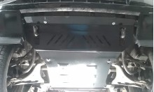 Stahl Unterfahrschutz für Getriebe Mitsubishi Pajero 4 (V80, V90) (2007-2021)