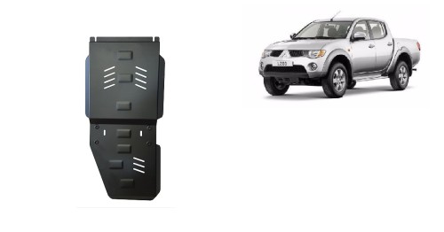 Stahl Unterfahrschutz für Getriebe Mitsubishi L 200 (2005-2015)