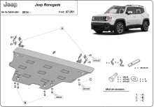 Stahl Unterfahrschutz für Motor Jeep Renegade (2014-2026)