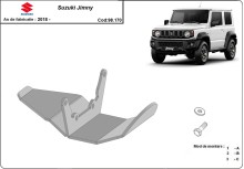 Stahl Unterfahrschutz für Differential Suzuki Jimny (2018-2026)