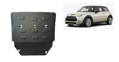 Stahl Unterfahrschutz für Motor, Getriebe Mini Cooper (2014-2026)