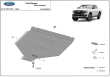 Stahl Unterfahrschutz für Getriebe Automatikgetriebe Ford Ranger (2023-2026)
