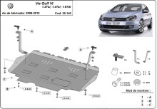 Stalowa Osłona pod silnik VW Golf 6 (2010-2012) EAN