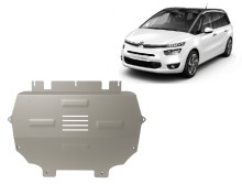 Aluminium Unterfahrschutz für Motor Citroen Grand C4 Picasso (2013-2018)