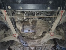 Stahl Unterfahrschutz für Motor Renault Vels Satis (2001-2009)