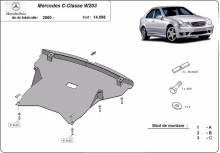 Stahl Unterfahrschutz für Motor Mercedes C-class W203 (2000-2007)