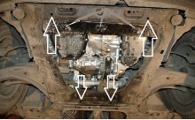 Stahl Unterfahrschutz für Motor Nissan Juke (2010-2019)