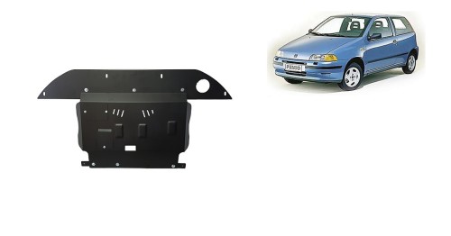 Stahl Unterfahrschutz für Motor Fiat Punto (1993-1999)