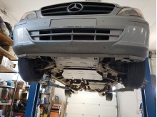 Stahl Unterfahrschutz für Getriebe Mercedes Viano W639 - 2.2 D 4x2 (2003-2014)