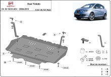 Aluminium Unterfahrschutz für Motor Seat Toledo (2004-2012)