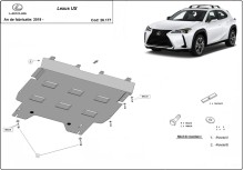 Stahl Unterfahrschutz für Motor Lexus UX (2019-2026)