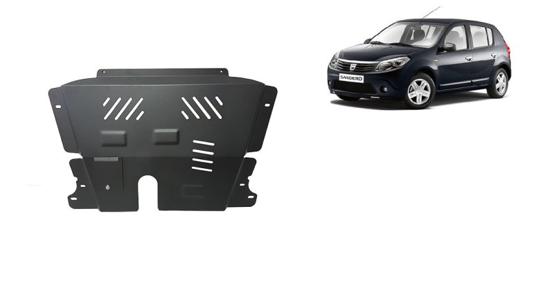 Stahl Unterfahrschutz für Motor Dacia Sandero (2005-2012)