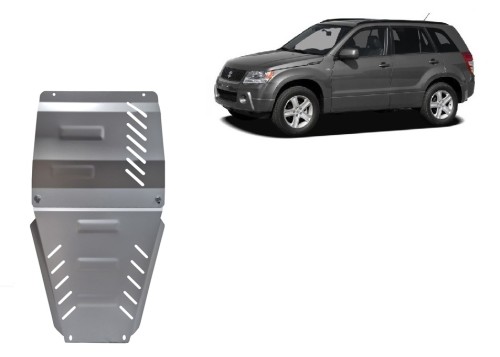 Aluminium Unterfahrschutz für Getriebe, Differential Suzuki Grand Vitara (2005-2019)