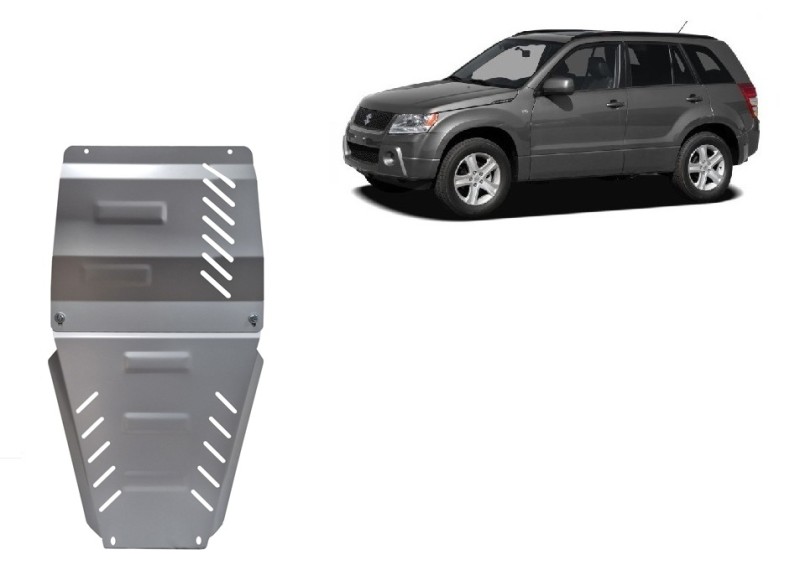 Aluminium Unterfahrschutz für Getriebe, Differential Suzuki Grand Vitara (2005-2019)