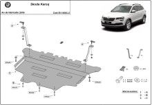 Aluminium Unterfahrschutz für Motor Skoda Karoq (2016-2026)