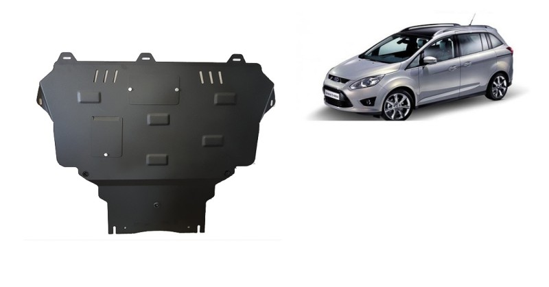 Stahl Unterfahrschutz für Motor Ford C - Max (2010-2019)